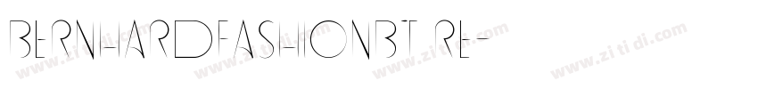 BernhardFashionBT Re字体转换